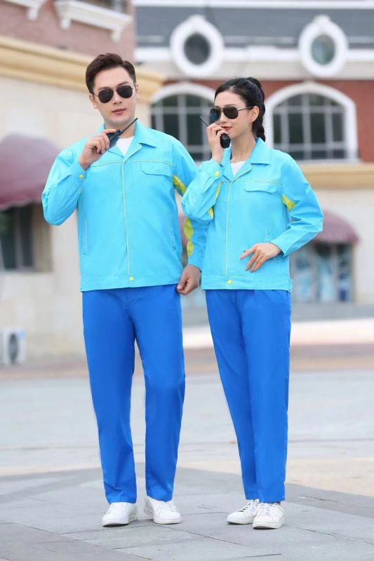 Grid anti-static work clothes