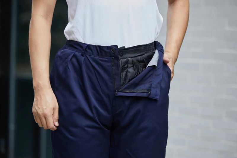 Detachable live surface anti-static cotton pants